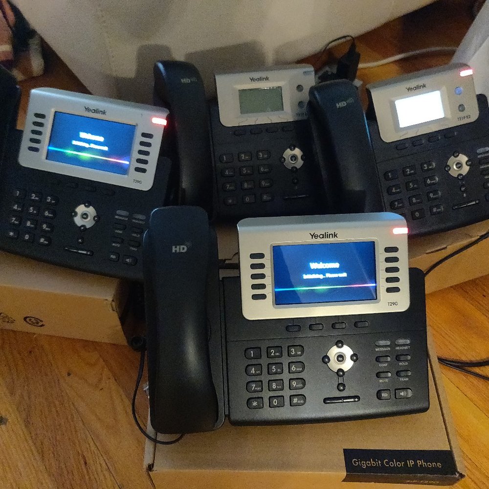 x5 YEALINK T29G SIP-T29G / T21P E2 IP Phones